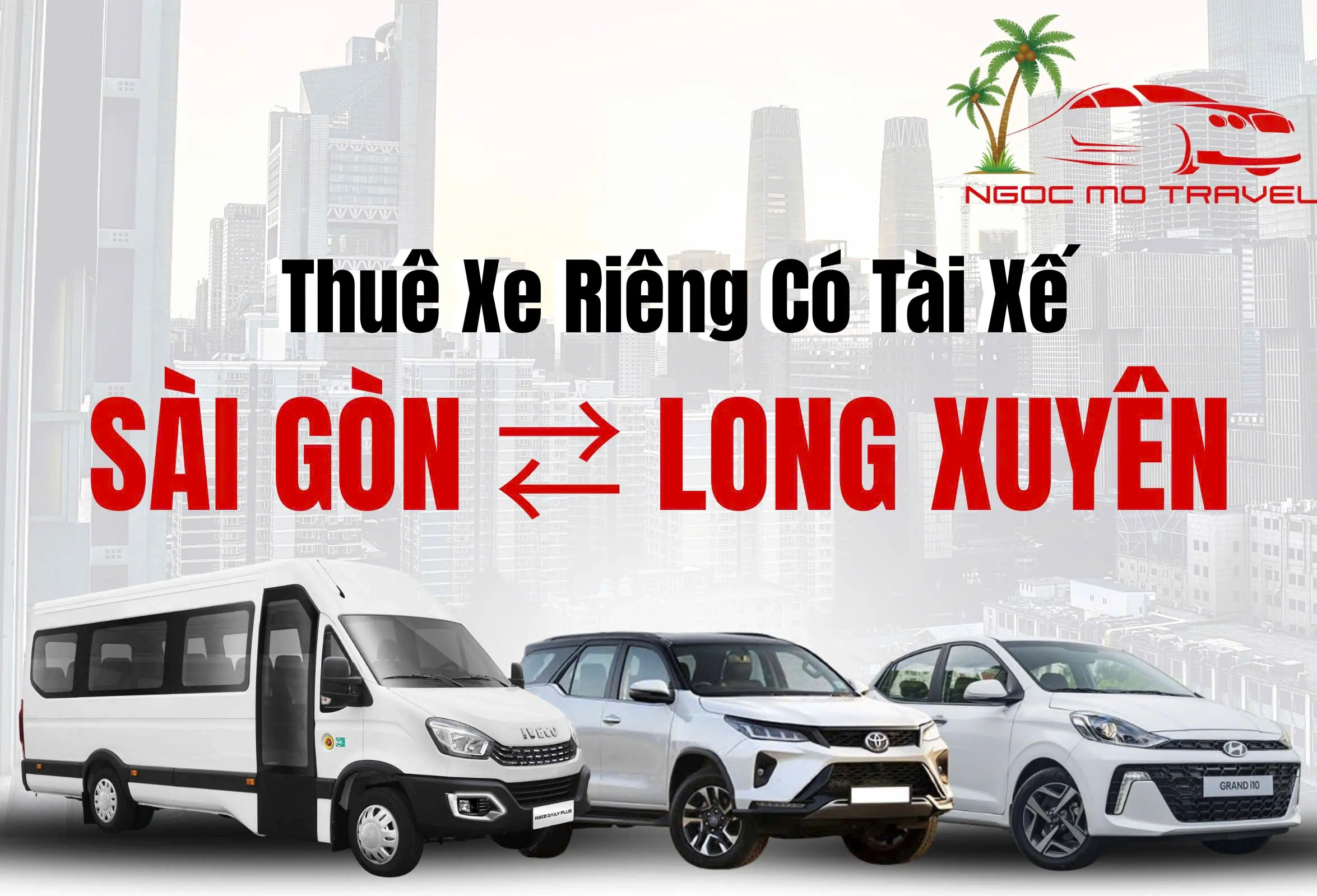 Thuê Xe Sài Gòn Đi Long Xuyên – Xe Đưa Đón Tận Nơi , Xe Đời Mới 4 – 7 – 16 Chỗ