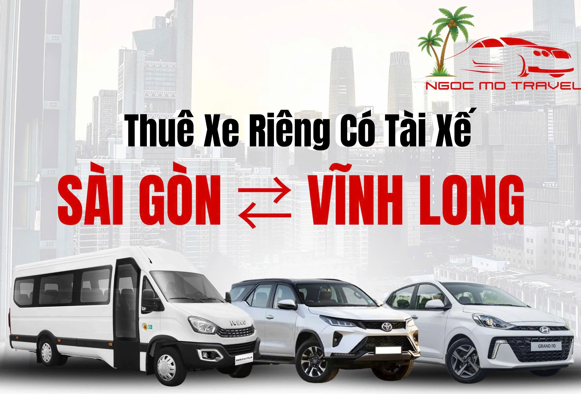 Thuê Xe Sài Gòn Đi Vĩnh Long – Xe Đưa Đón Tận Nơi , Xe Đời Mới 4 – 7 – 16 Chỗ