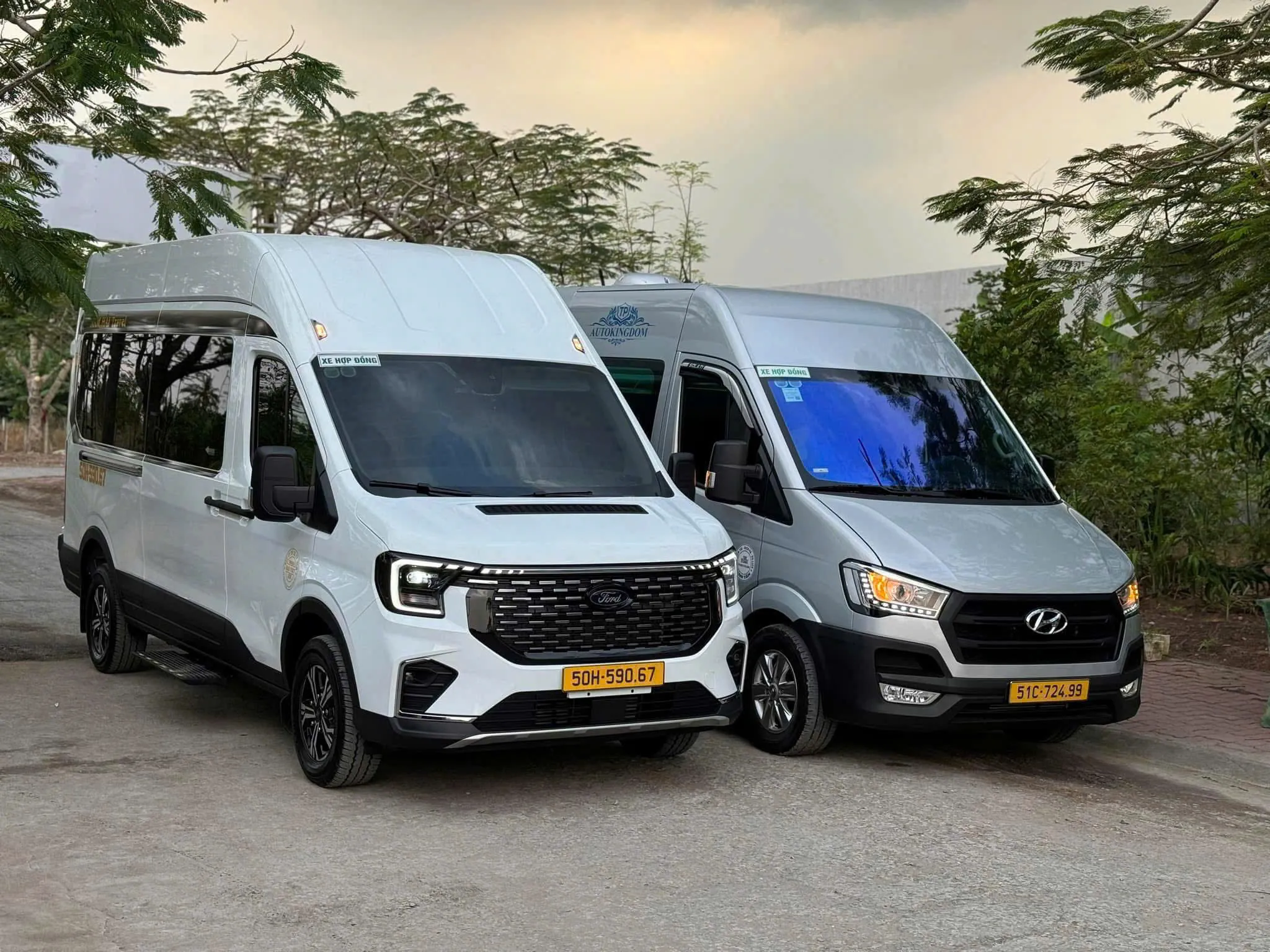 Thuê Xe 16 Chỗ - Hợp Đồng Tour Trọn Gói