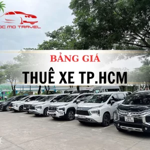 BẢNG GIÁ THUÊ XE TẠI TPHCM