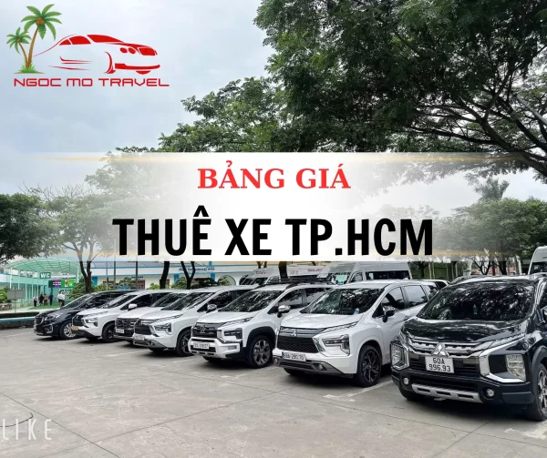 BẢNG GIÁ THUÊ XE TẠI TPHCM